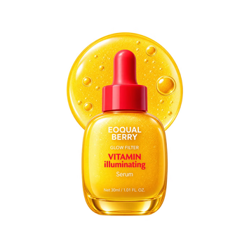 EQQUALBERRY Glow Filter Vitamin Illuminating Serum 30 ml, إيكوالبيري سيروم جلو فلتر بالفيتامينات للإشراقة 30 مل