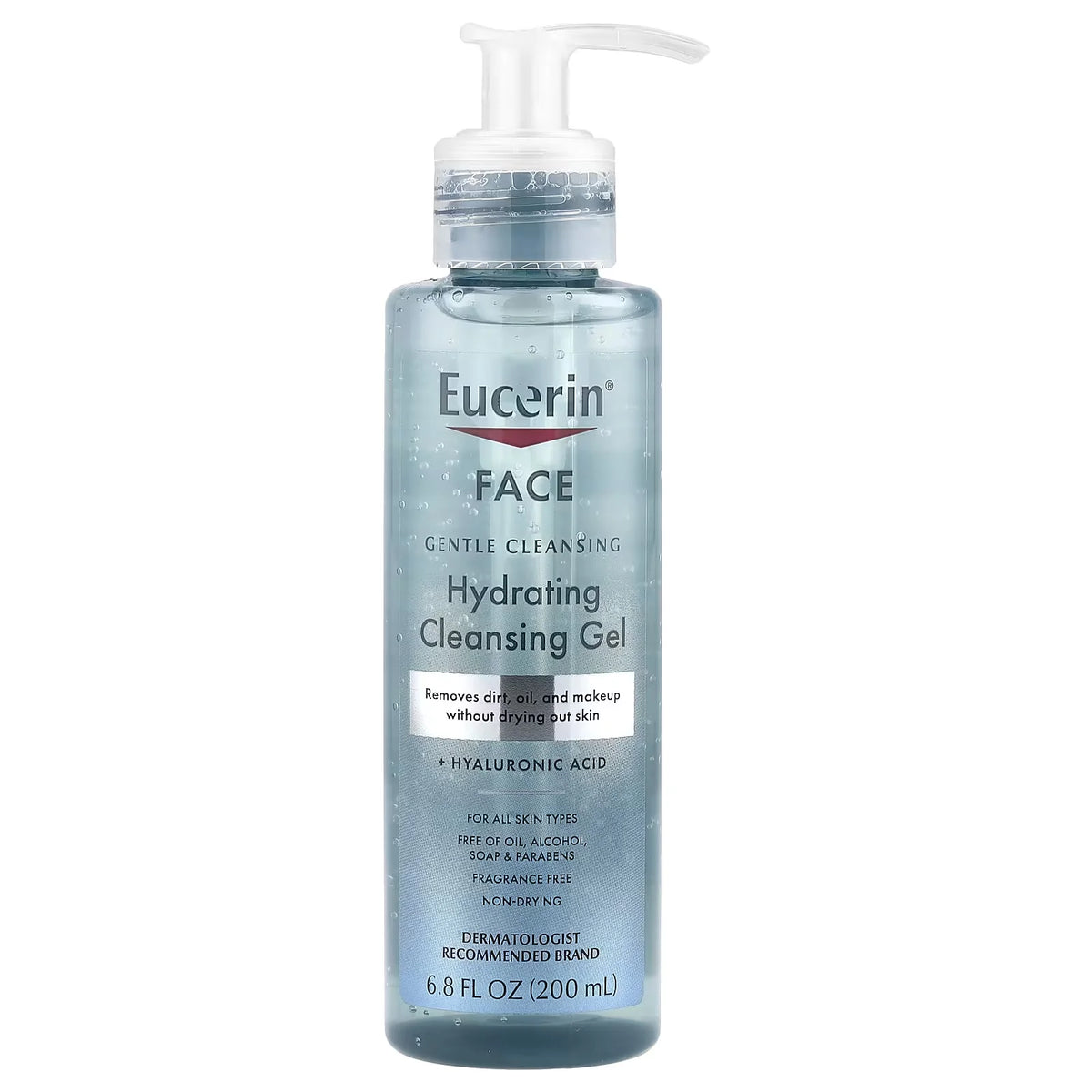 Eucerin Face Hydrating Cleansing Gel 400 ml, يوسيرين جل التنظيف المرطّب للوجه 400 مل