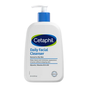 Cetaphil Daily Facial Cleanser for Normal to Oily Skin, سيتافيل الغسول اليومي للوجه للبشرة العادية إلى الدهنية