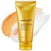 Medicube Kojic Acid Turmeric Vita Capsule Cleansing Foam, ميديكيوب غسول الكوجيك أسيد والكركم بكبسولات الفيتامين