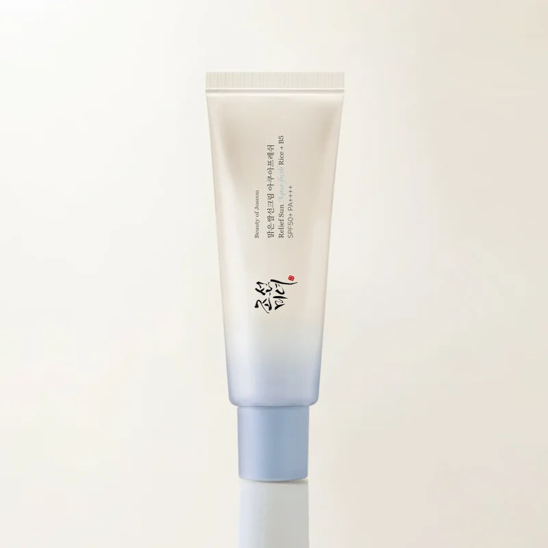 Beauty of Joseon Relief Sun Aqua-Fresh Rice + B5 SPF50+ PA++++ 50 ml, بيوتي أوف جوسون واقي الشمس ريليف صن أكوا-فريش بالأرز وفيتامين B5 SPF50+ 50 مل