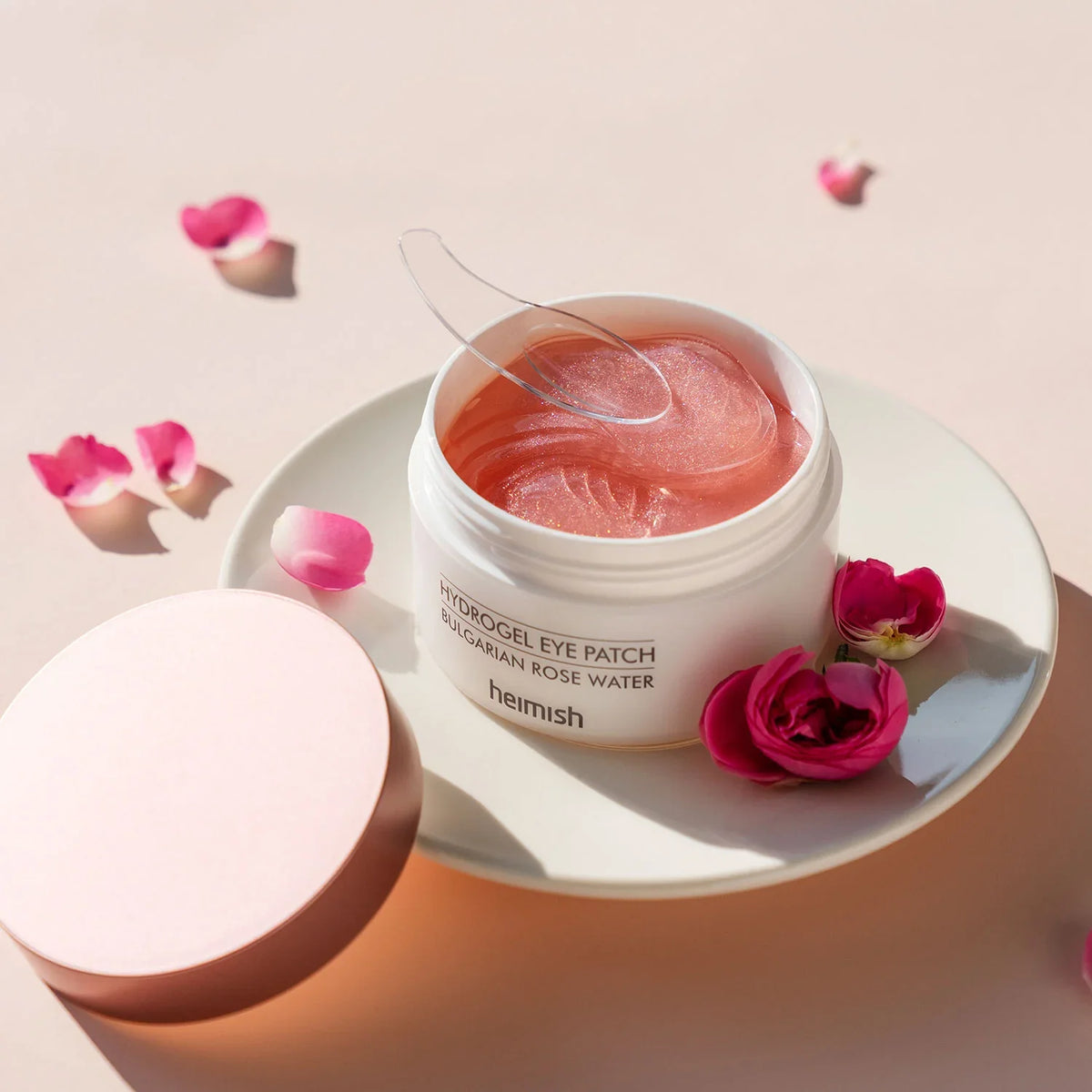 heimish Bulgarian Rose Hydrogel Eye Patch 60 pcs, هيميش لصقات العيون بالورد البلغاري هايدروجيل 60 قطعة