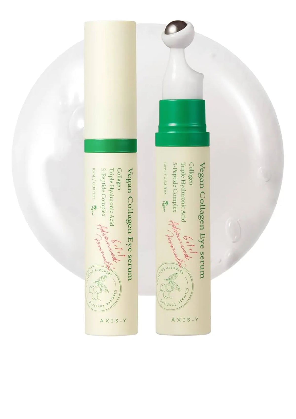 AXIS-Y Vegan Collagen Eye Serum 10 ml, أكسيس واي سيروم الكولاجين النباتي للعيون 10 مل