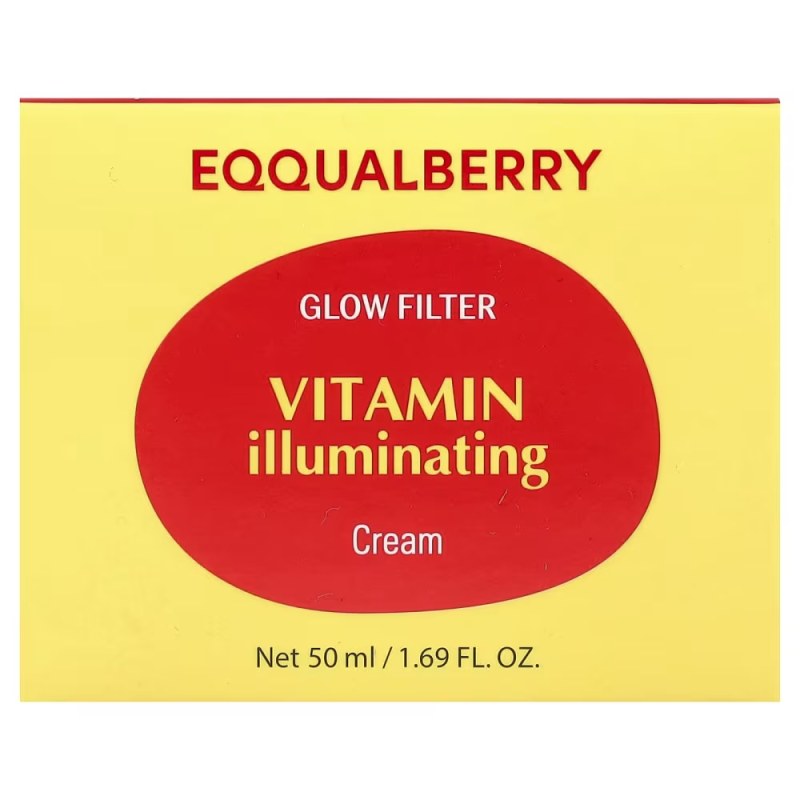 EQQUALBERRY Vitamin Illuminating Cream 50 ml, إيكوالبيري كريم الفيتامينات للإشراقة 50 مل