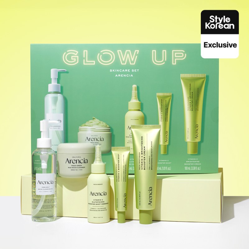 Arencia Glow Up Skincare Set, أرينشيا طقم العناية بالبشرة جلو أب