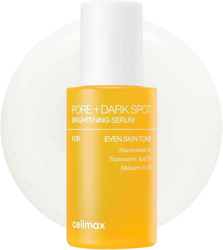 Celimax Pore + Dark Spot Brightening Serum, سيليماكس سيروم المسام والبقع الداكنة المفتّح