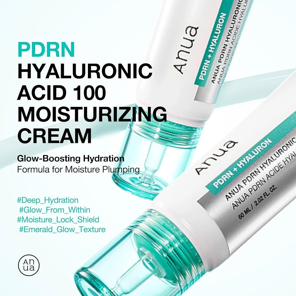 Anua PDRN Hyaluronic Acid 100 Moisturizing Cream, أنوا كريم PDRN هيالورونيك أسيد 100 المرطب