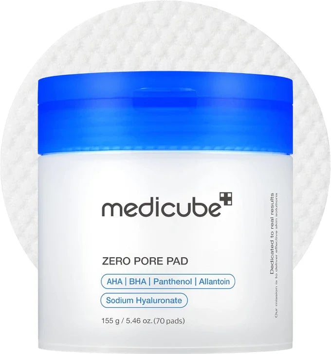 Medicube Zero Pore Pads 70 pcs, ميديكيوب زيرو بور باد لتنظيف المسام 70 قطعة