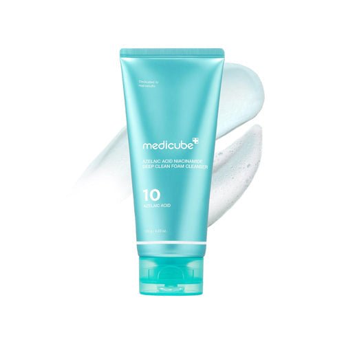 Medicube Azelaic Acid Niacinamide Deep Clean Foam Cleanser 120 ml, ميديكيوب غسول رغوي بالأزيلايك أسيد والنياسيناميد للتنظيف العميق 120 مل