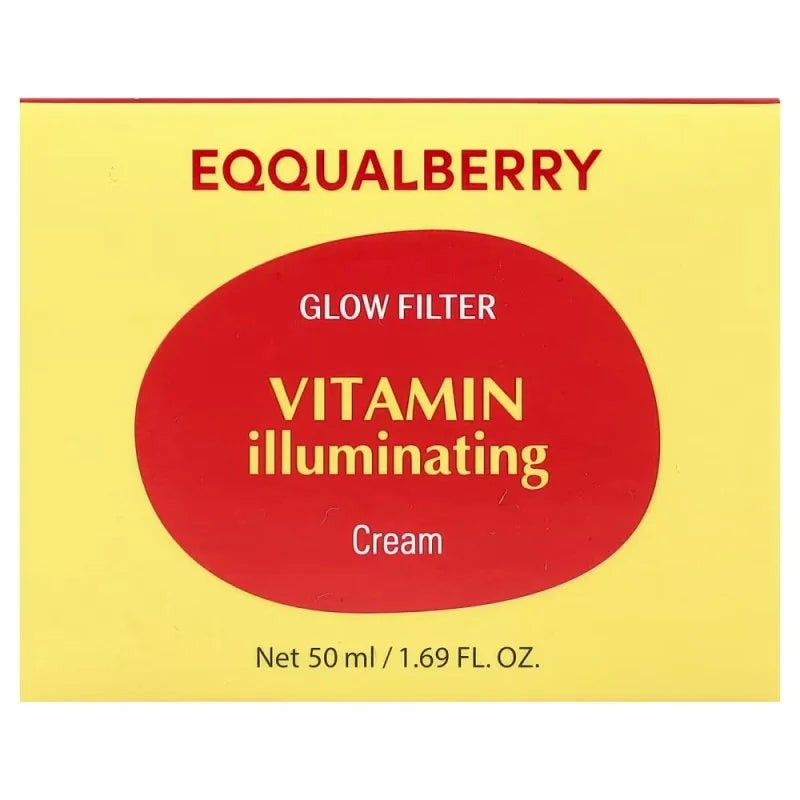 EQQUALBERRY Vitamin Illuminating Cream 50 ml, إيكوالبيري كريم الفيتامينات للإشراقة 50 مل