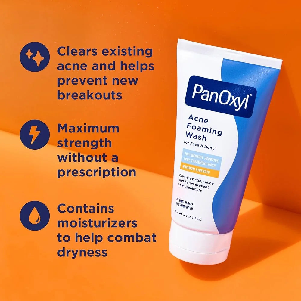 PanOxyl 10% Acne Treatment Gel, بانوكسيل جل علاج الحبوب 10%