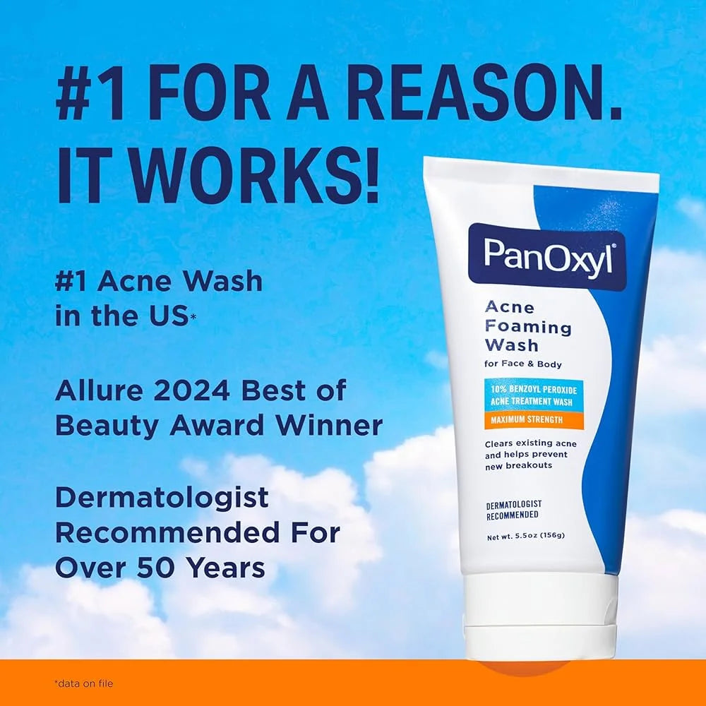 PanOxyl 10% Acne Treatment Gel, بانوكسيل جل علاج الحبوب 10%