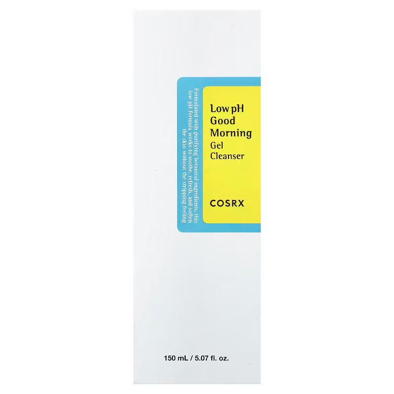 COSRX Low pH Good Morning Gel Cleanser 150 ml, كوزركس غسول الجيل ذو الرقم الهيدروجيني المنخفض 150 مل