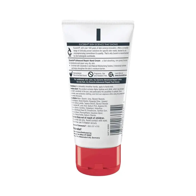 Eucerin Advanced Repair Hand Cream 100 ml, يوسيرين كريم اليدين المصلح المتقدم 100 مل