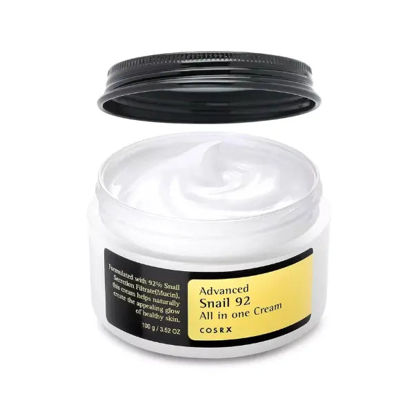 COSRX Advanced Snail 92 All In One Cream 100 g, كوزركس كريم الحلزون المركّز 92% متعدّد الاستخدامات 100 غم