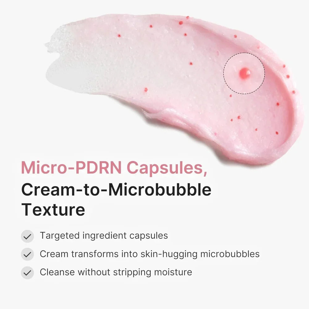 Medicube PDRN Pink Glutathione Capsule Cleansing Foam 120 g, ميديكيوب غسول رغوي بكبسولات PDRN والجلوتاثيون الوردية 120 غ