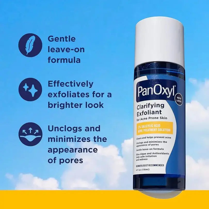 PanOxyl Clarifying Exfoliant 2% Salicylic Acid 118 ml, بانوكسيل مقشّر منقٍّ بحمض الساليسيليك 2% 118 مل