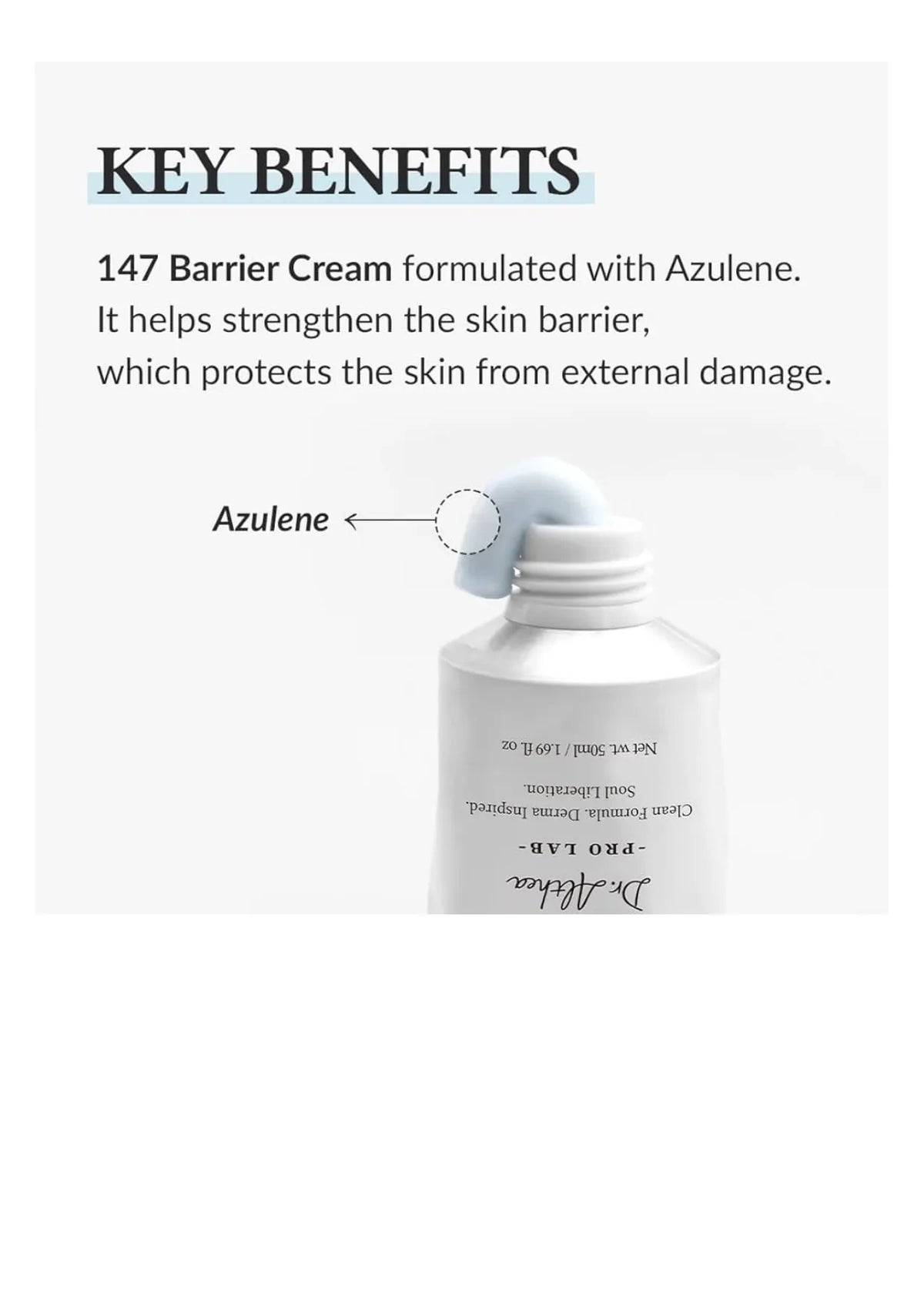 Dr. Althea 147 Barrier Cream 50 ml, دكتور ألثيا كريم 147 لإصلاح حاجز البشرة 50 مل