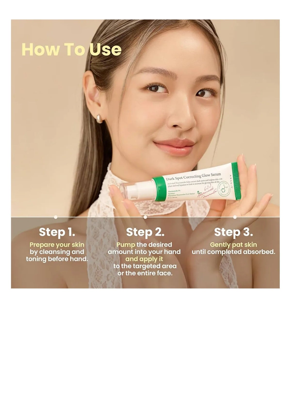 AXIS-Y Dark Spot Correcting Glow Serum 50 ml, أكسيس واي سيروم تصحيح البقع الداكنة 50 مل