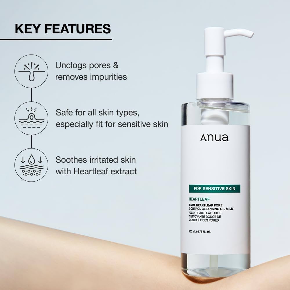 ANUA HEARTLEAF PORE CONTROL CLEANSING OIL MILD