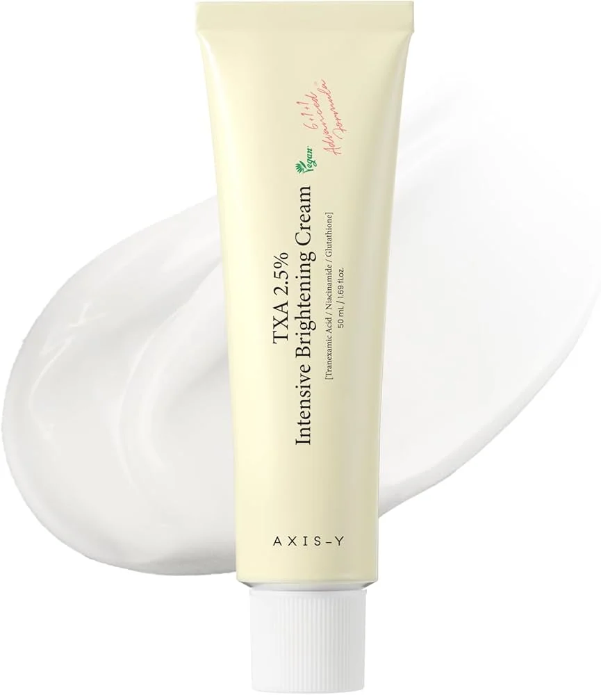AXIS-Y TXA 2.5% Intensive Brightening Cream – Tranexamic Acid Moisturizer with Niacinamide & Glutathione for Dark Spots & Uneven Skin Tone