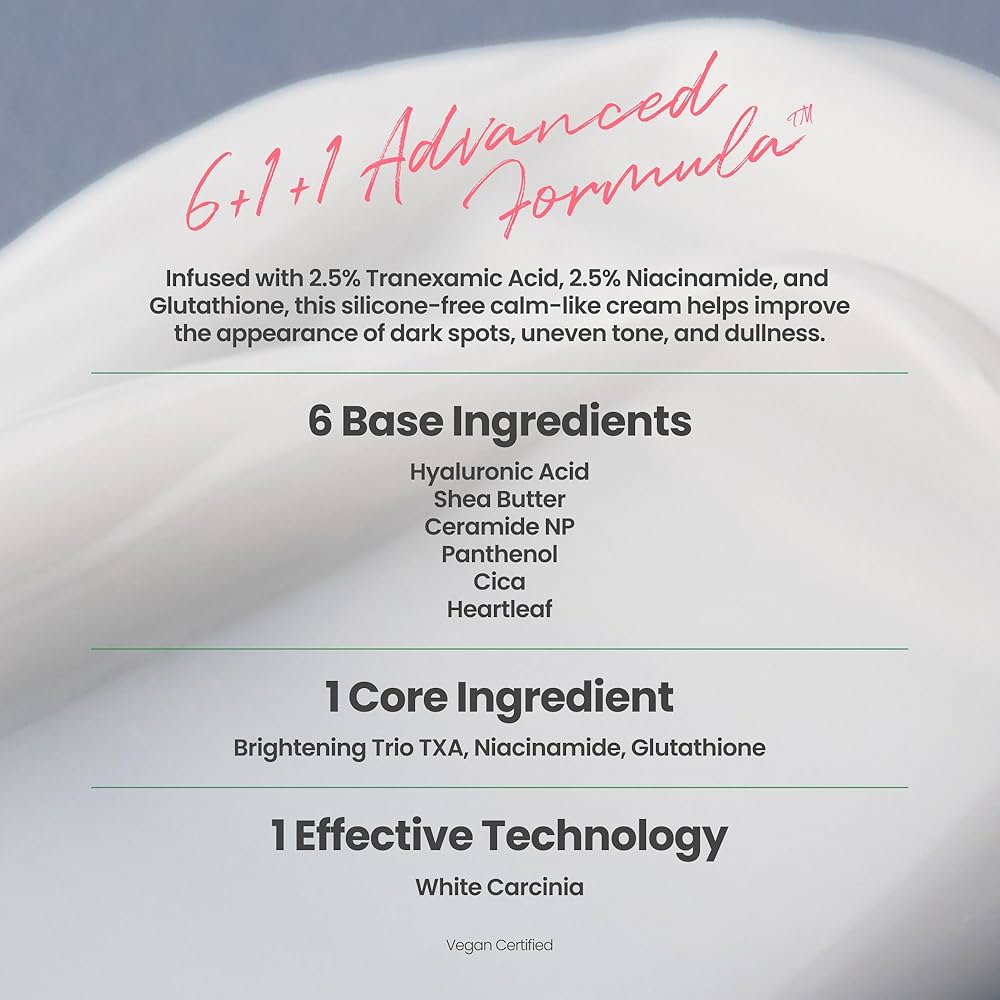 AXIS-Y TXA 2.5% Intensive Brightening Cream – Tranexamic Acid Moisturizer with Niacinamide & Glutathione for Dark Spots & Uneven Skin Tone