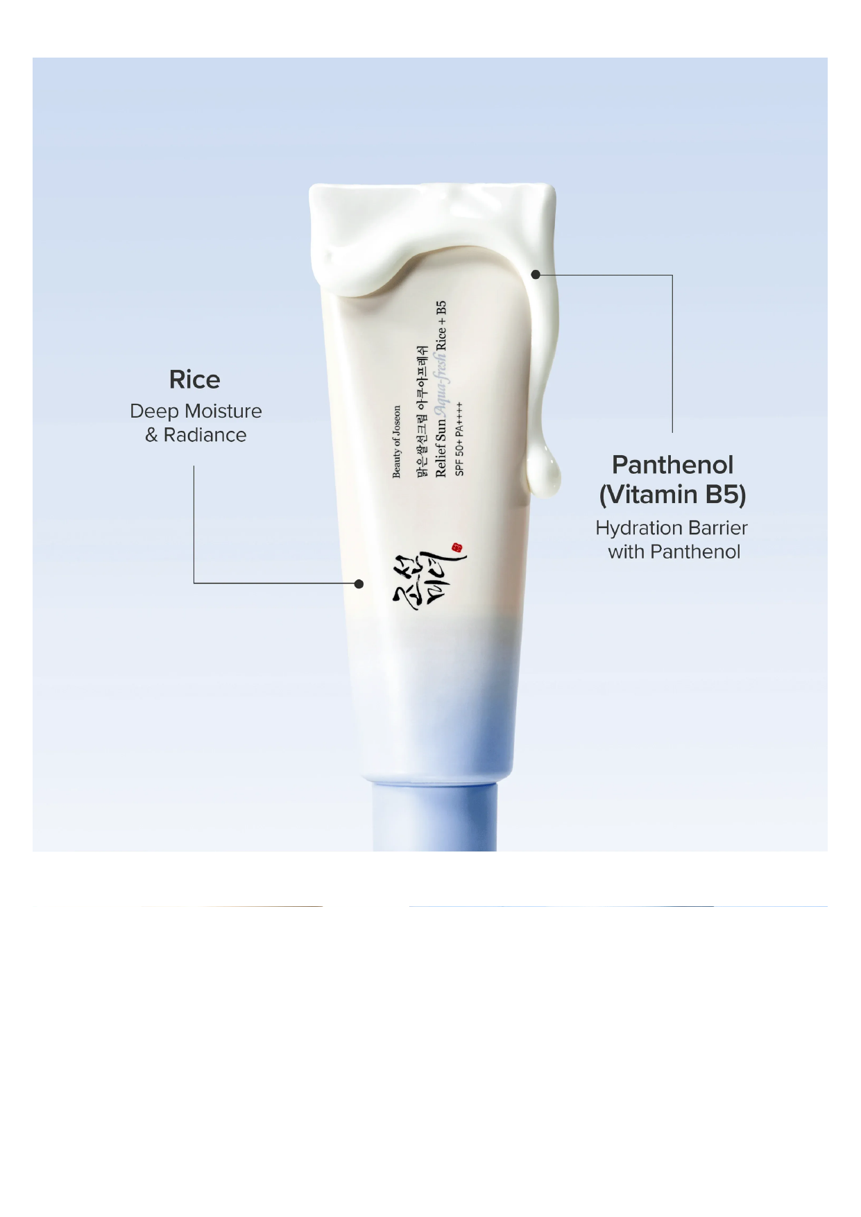 Beauty of Joseon Relief Sun: Rice + Probiotics SPF50+ PA++++