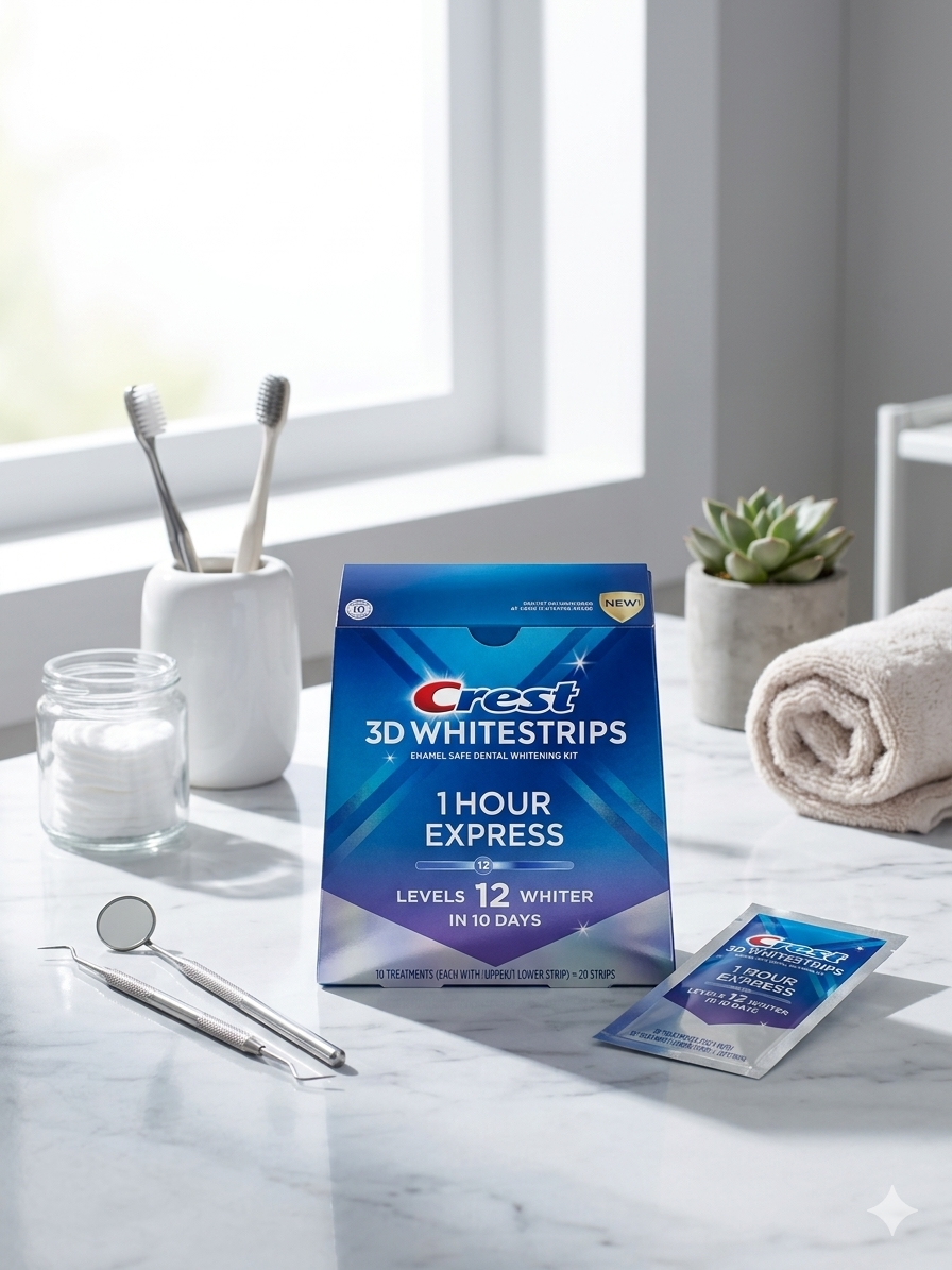 Crest 3D Whitestrips levels 12 whiter