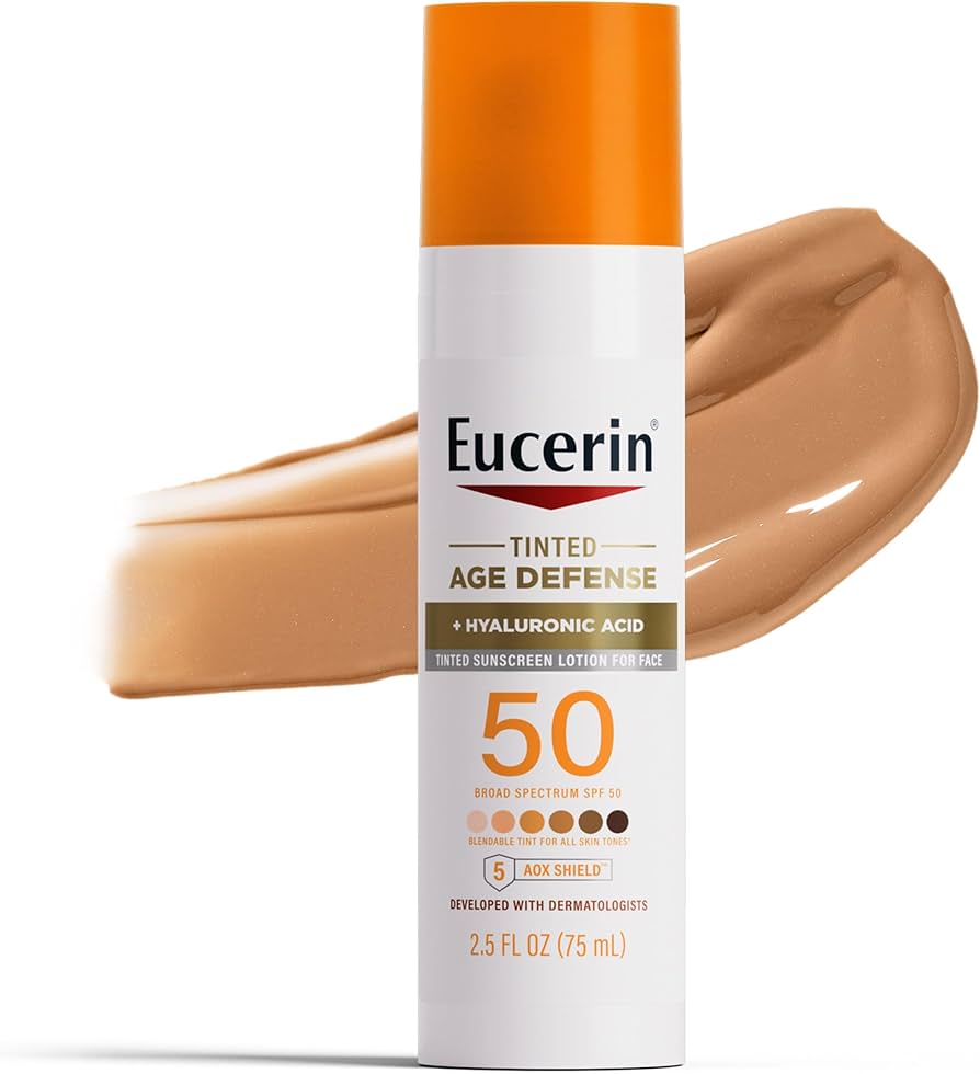 Eucerin Sun Tinted Age Defense Face Sunscreen Lotion SPF 50 (2.5 fl oz)