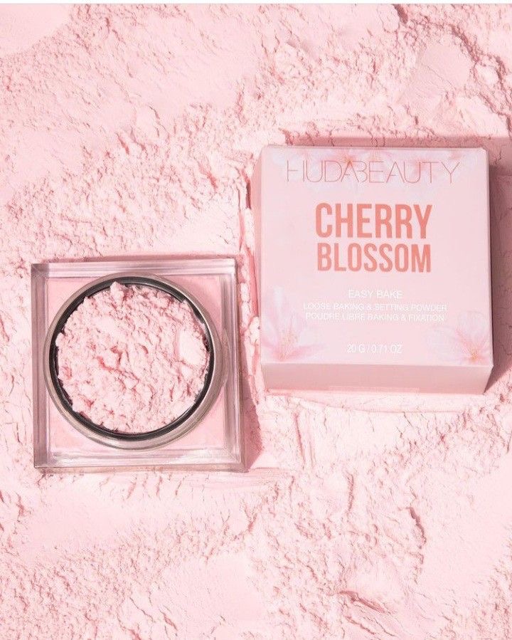 Huda beauty LOOSE POWDER FULL SIZE   CHERRY BLOSSOM
