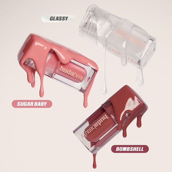 Huda beauty lip gloss kit