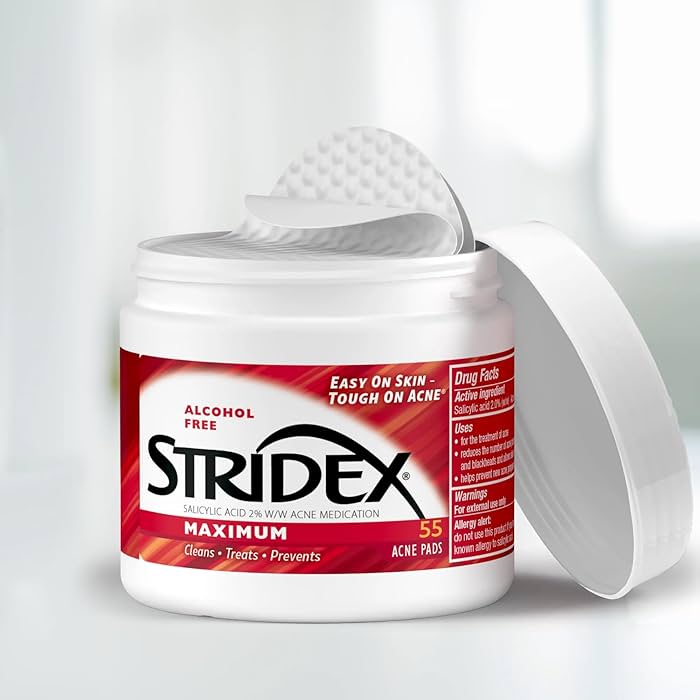 Stridex Medicated Acne Pads Maximum Strength (55 Count)