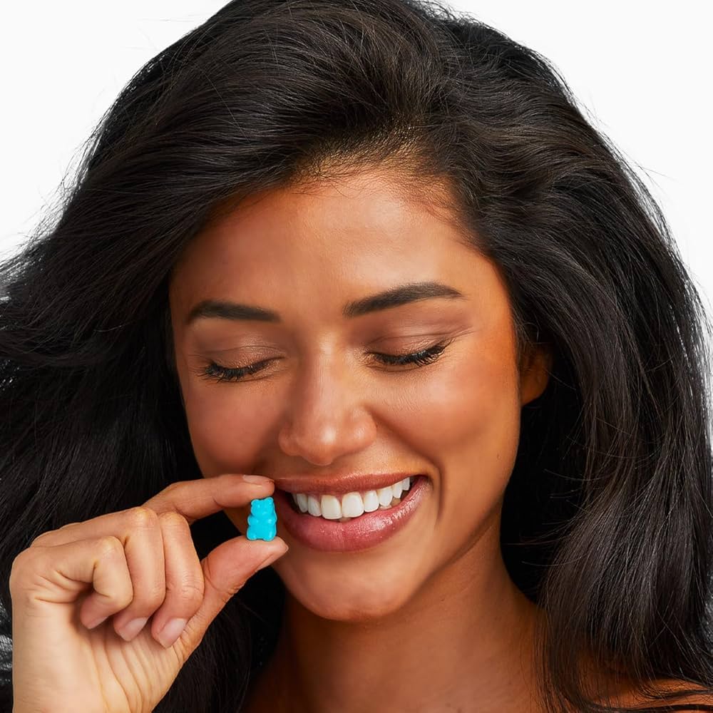 SugarBearPro Hair Vitamin Gummy 35 Day Supply, Extra Strength Biotin 6000mcg for Hair Growth, Vegan Vitamin B12, MSM, Inositol, Omega 3, Elderberry, Certified Kosher, Halal, Cruelty-Free