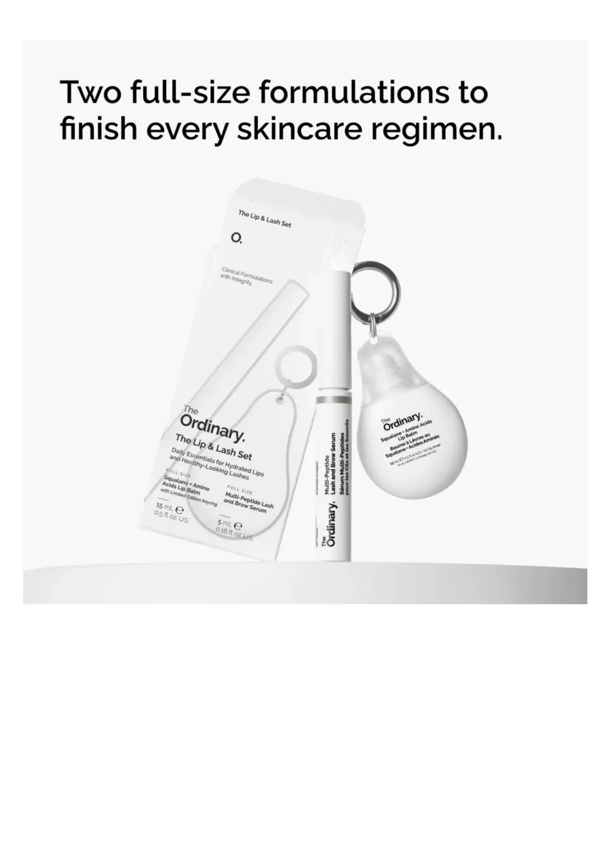 The Ordinary Lip & Lash Set